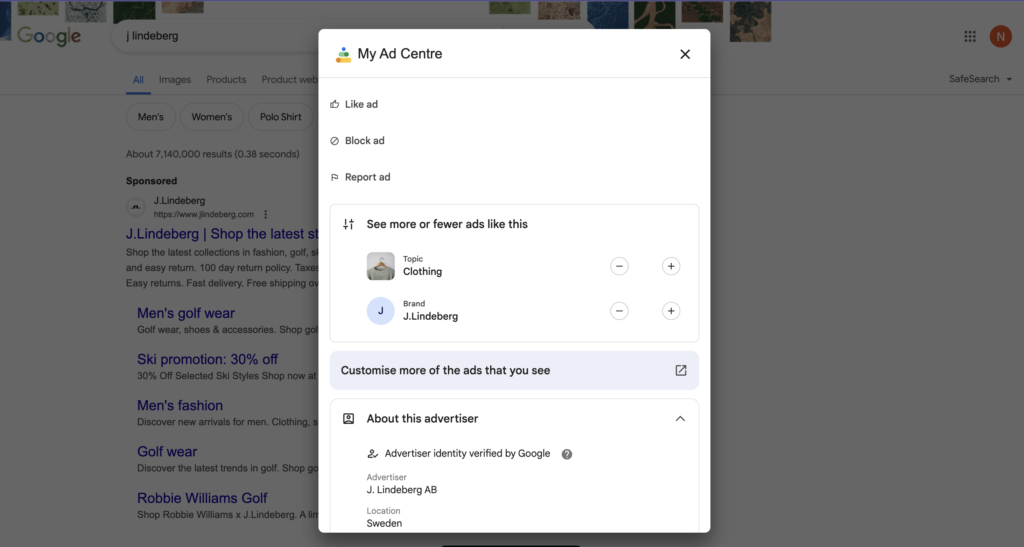 Google Ads Transparency Center