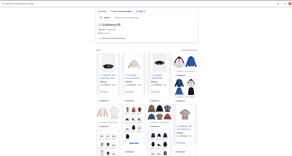 Google Ads Transparency Center